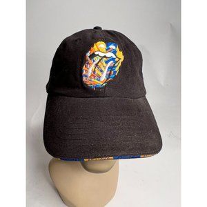 Rolling Stones 2002 40 Licks Tour Slouch Cap  OS Adjustable Black   Cotton